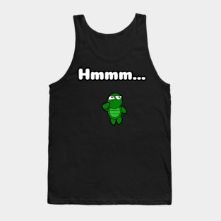 Suspicious Turtle Tank Top